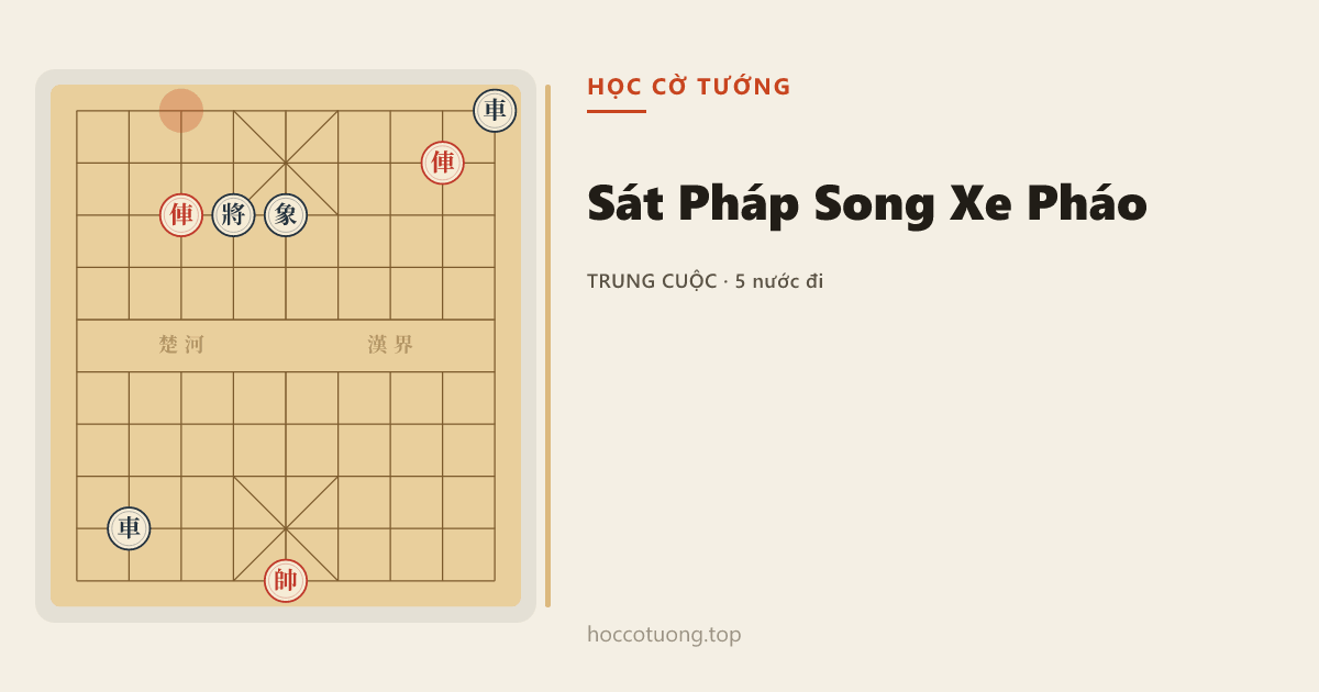 Trần Quyết Thắng đại chiến Chu Tuấn Hải ở tứ kết: ôn lại sát pháp Song Xe Pháo