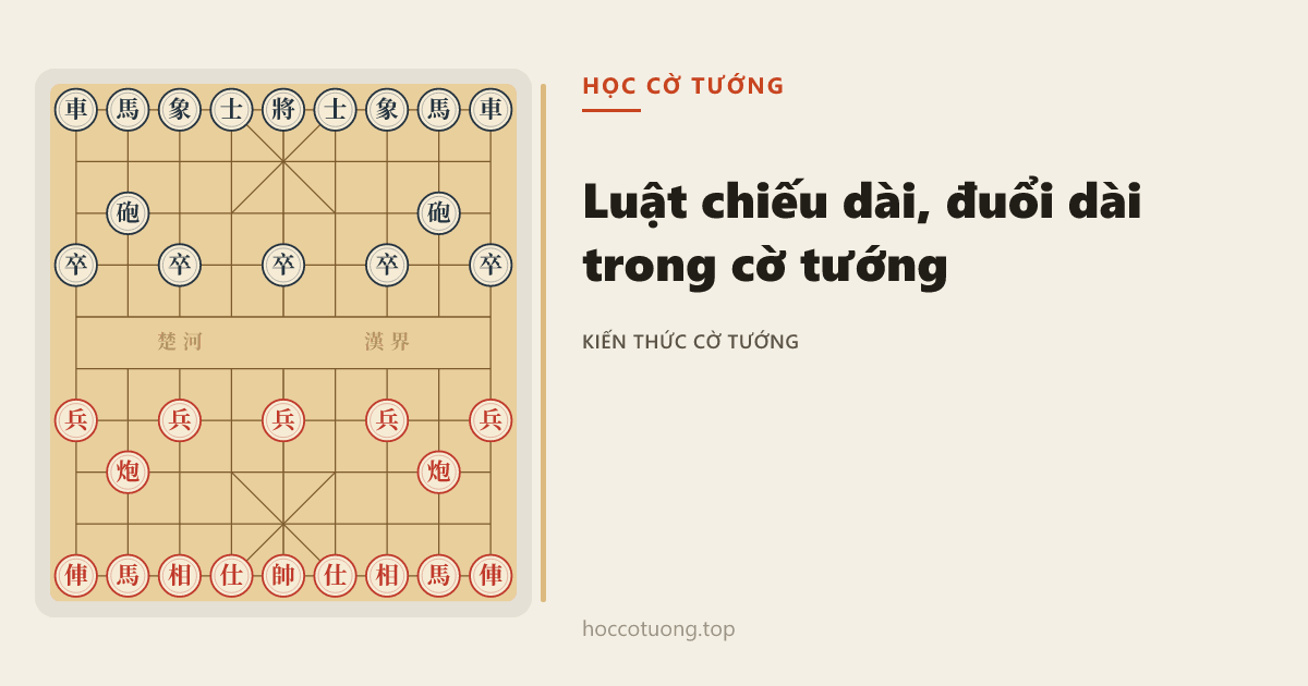 Luật Chiếu Dài, Đuổi Dài Và Các Trường Hợp Xử Hòa, Xử Thua Trong Cờ Tướng